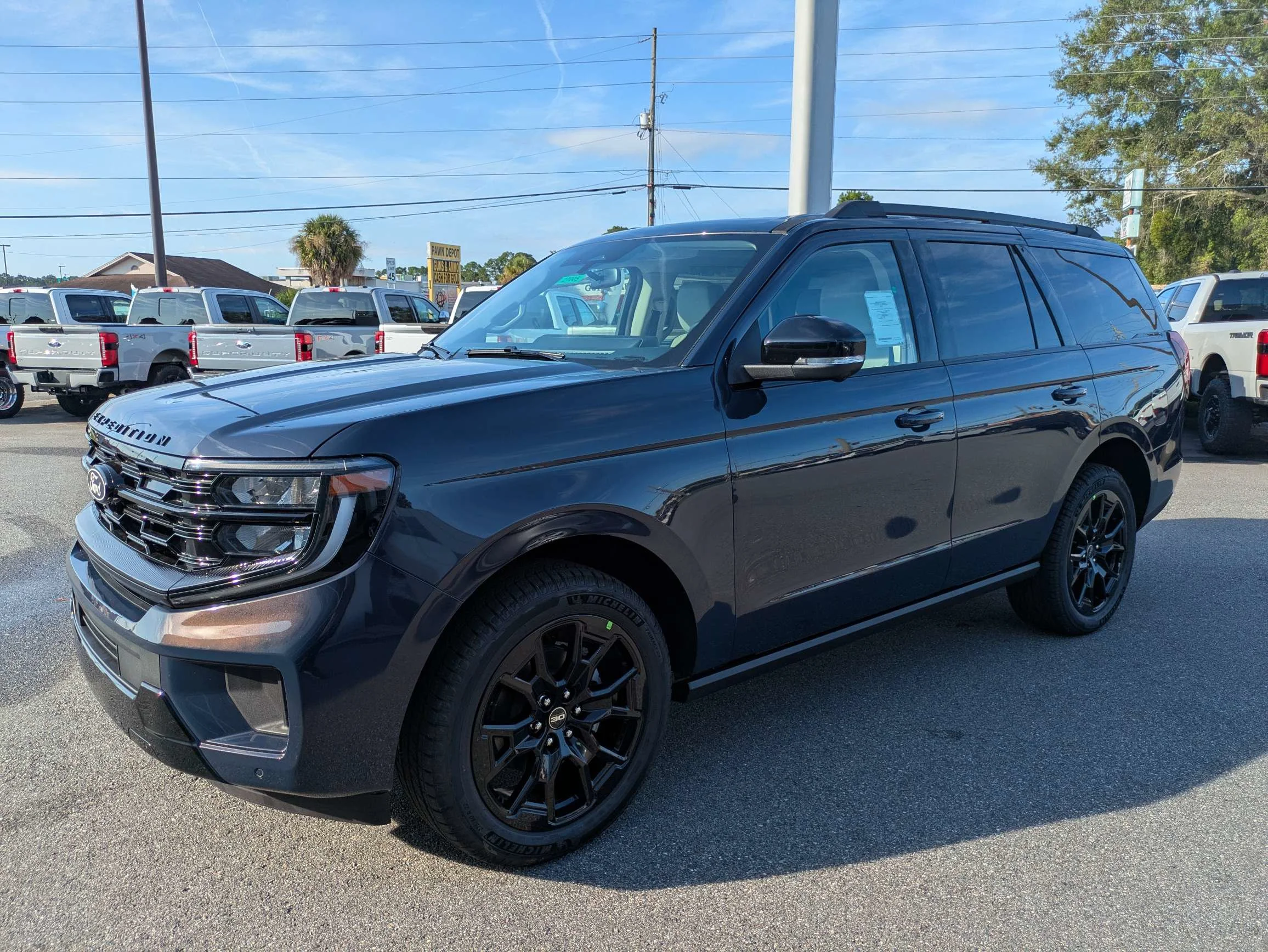 New 2027 Blue Ember Metallic Ford Platinum image 3