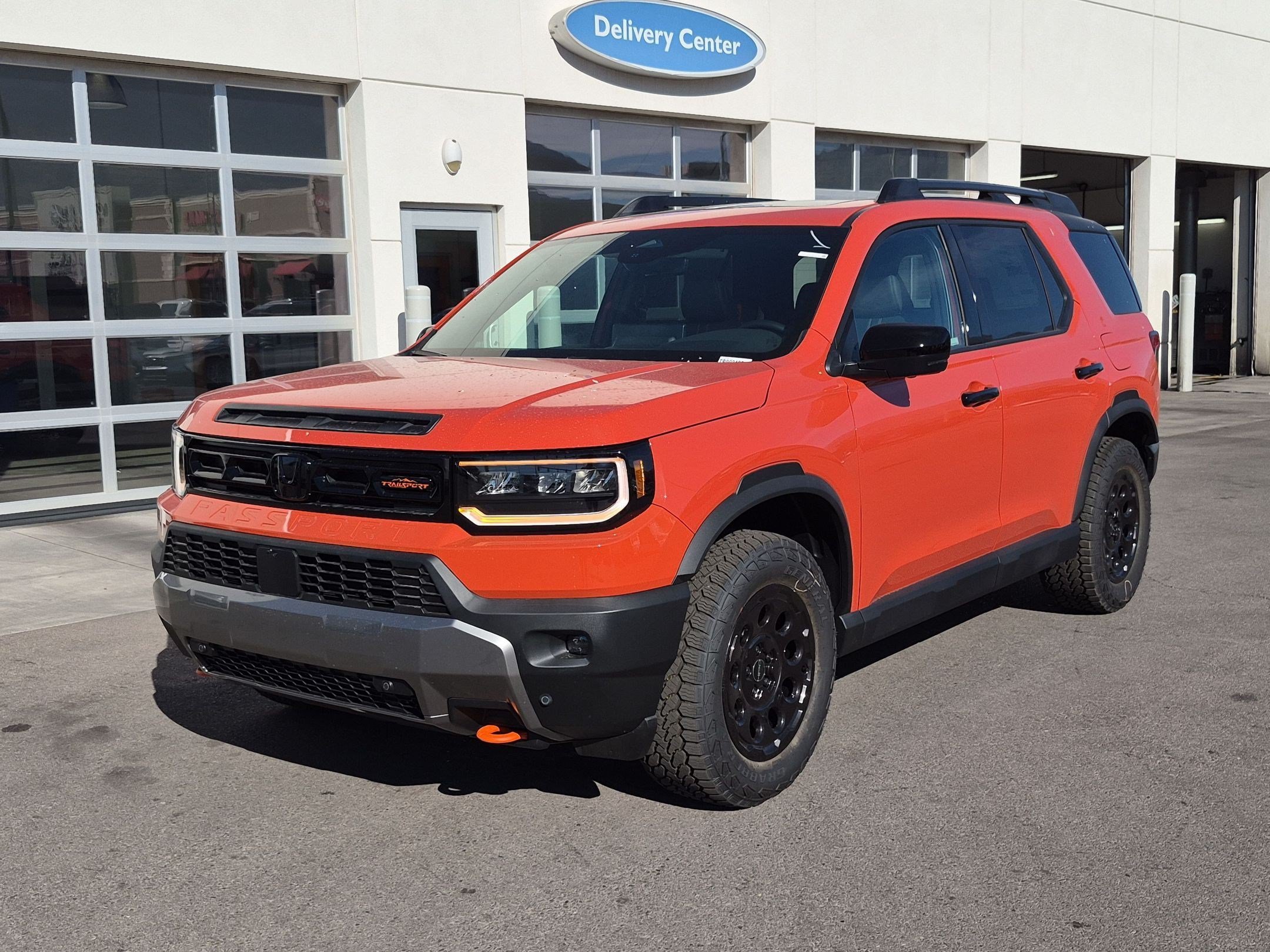 New 2026 Sunset Orange Honda TrailSport Elite Blackout image 8
