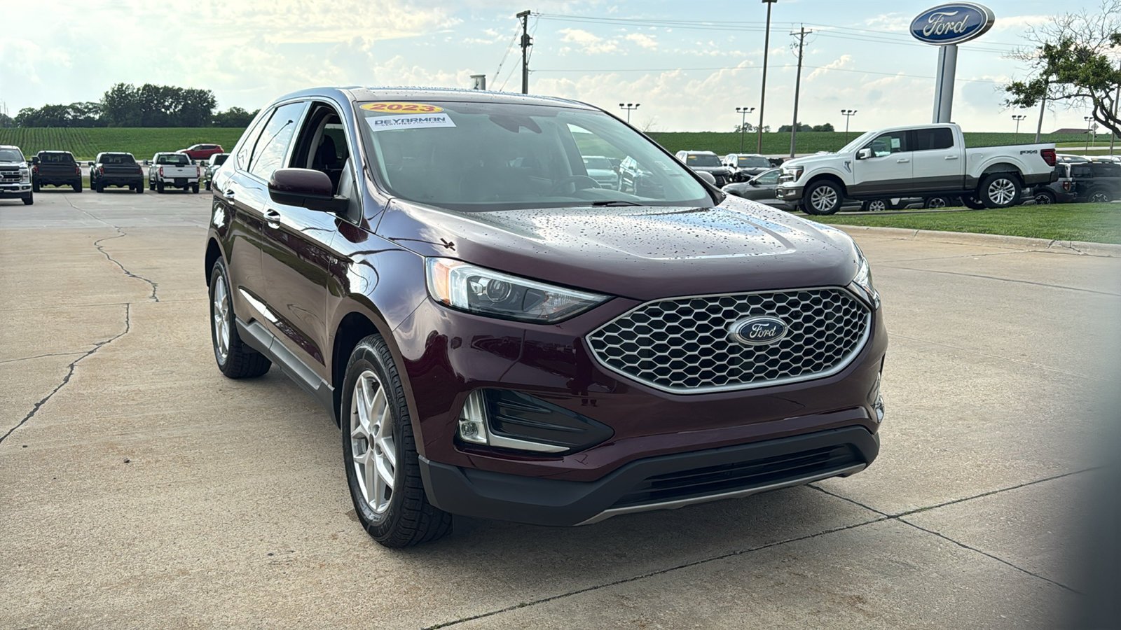 Used 2023 Red Ford SEL image 2