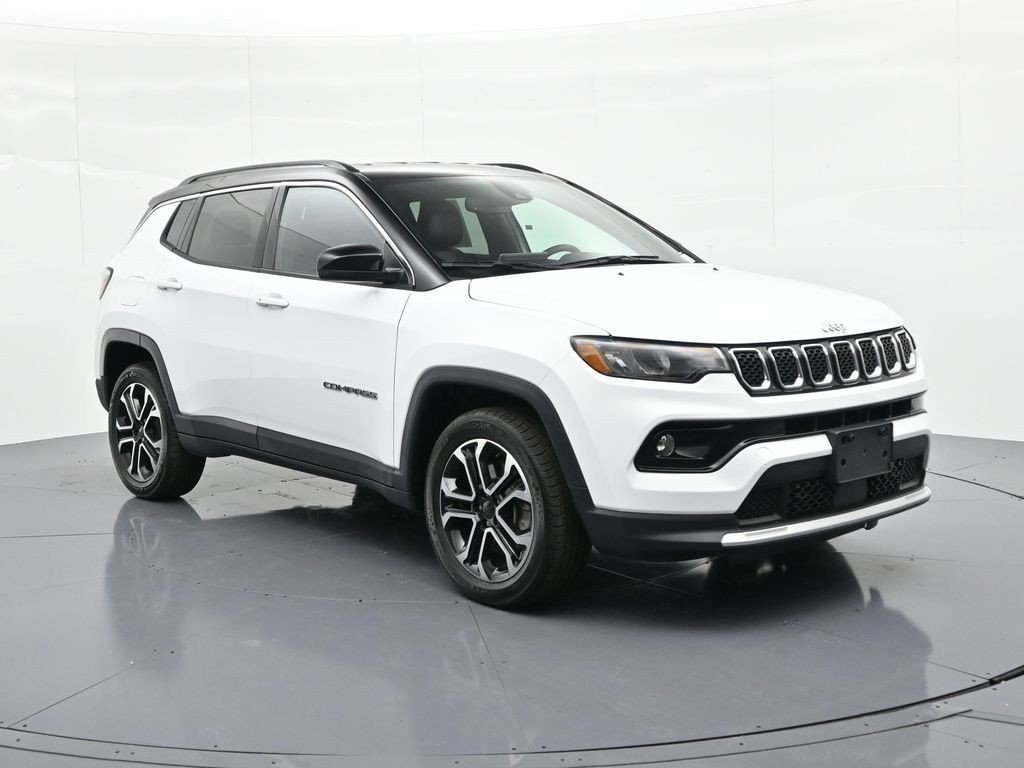 Used 2023 Bright White Clearcoat Jeep Limited image 4
