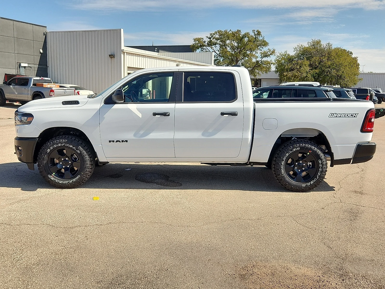 New 2027 Bright White Clear-Coat  Paint Ram WARLOCK CREW CAB 4X4 5