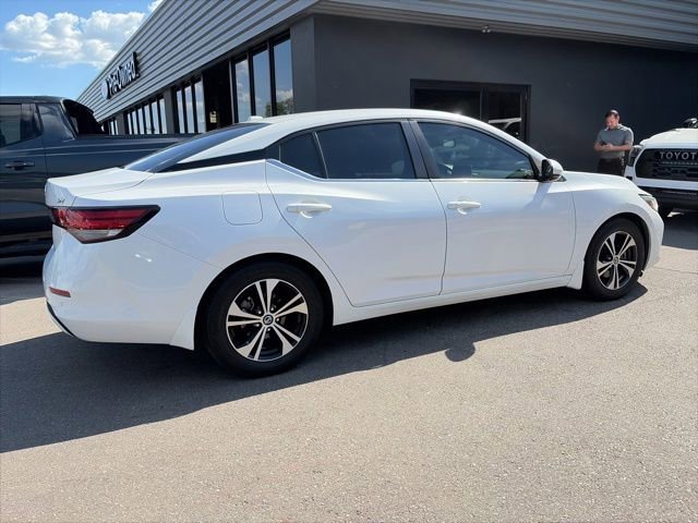 Used 2020 Aspen White Tricoat Nissan SV image 3