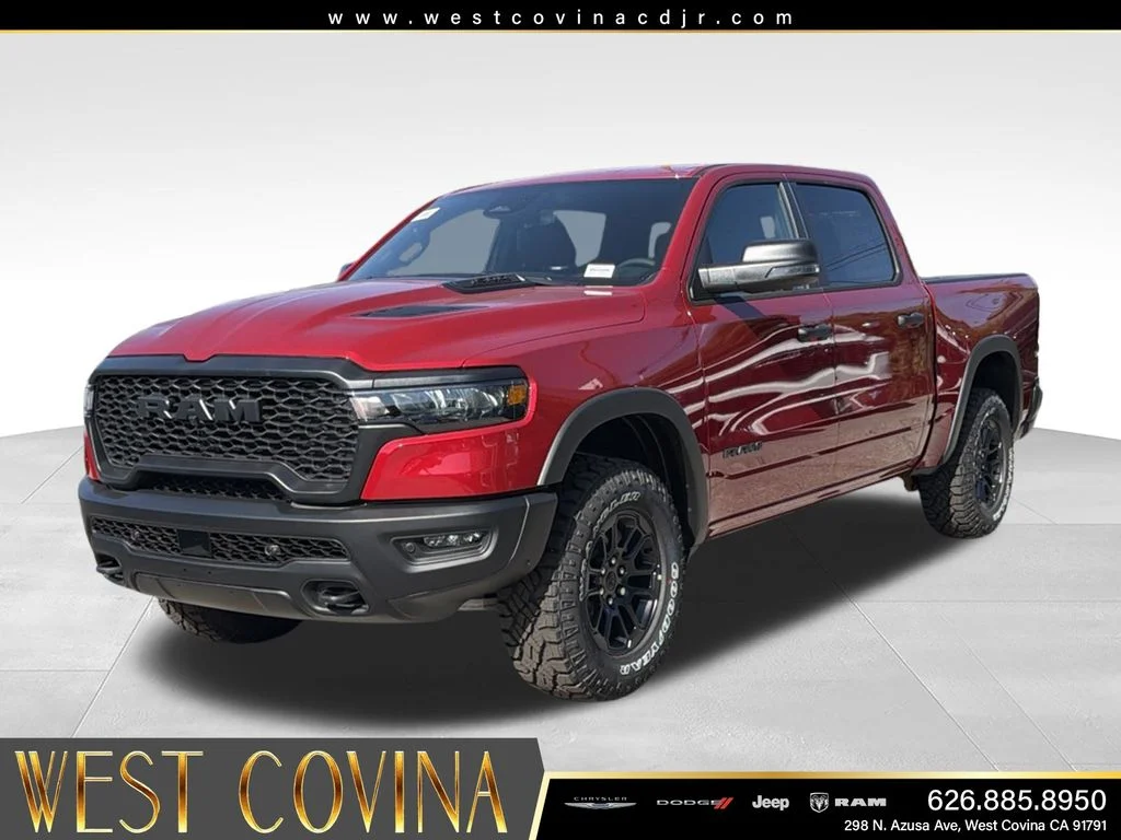 New 2026 Molten Red Pearl-Coat Exterior Paint RAM Rebel image 1
