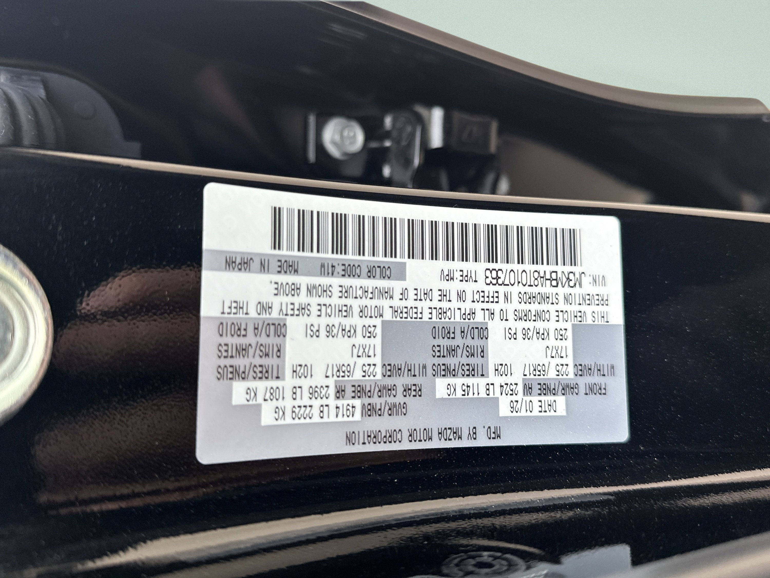 New 2026 Jet Black Mica Mazda 2.5 S Select AWD image 25