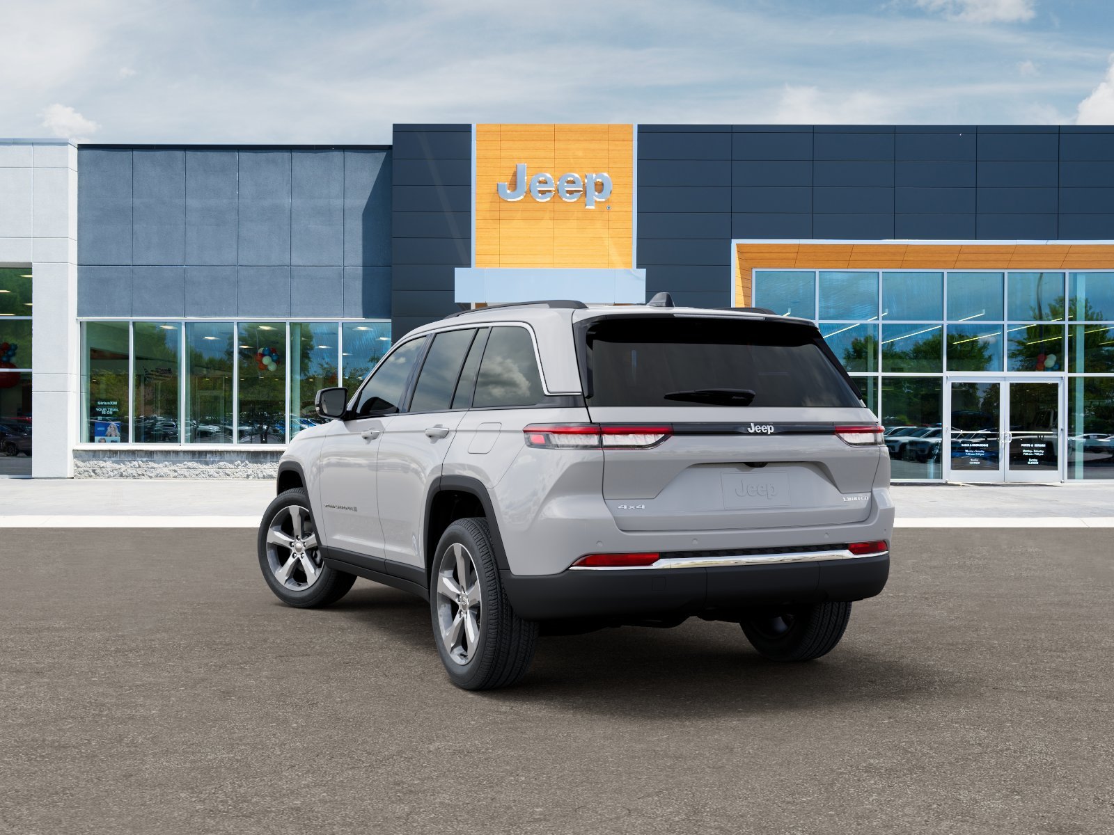 New 2025 Bright White Clear-Coat Exterior Paint Jeep Limited image 29