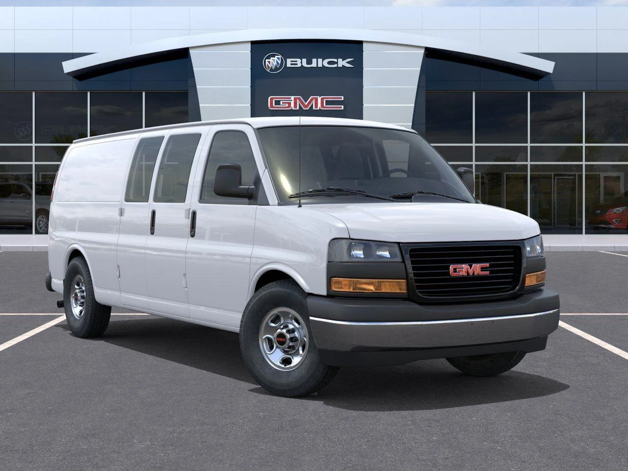 New 2026 Summit White GMC Work Van image 7