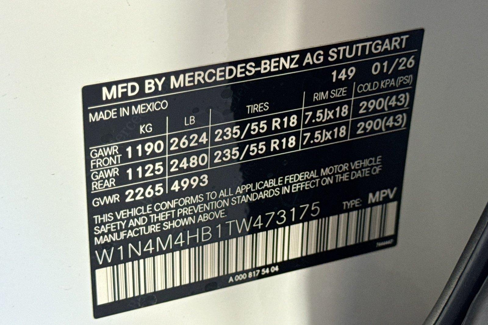 New 2026 Polar White Mercedes-Benz GLB 250 image 30