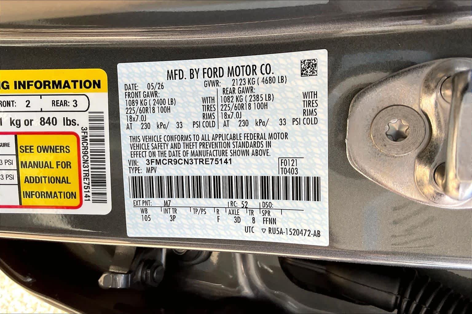 New 2026 Carbonized Gray Metallic Ford Outer Banks image 20
