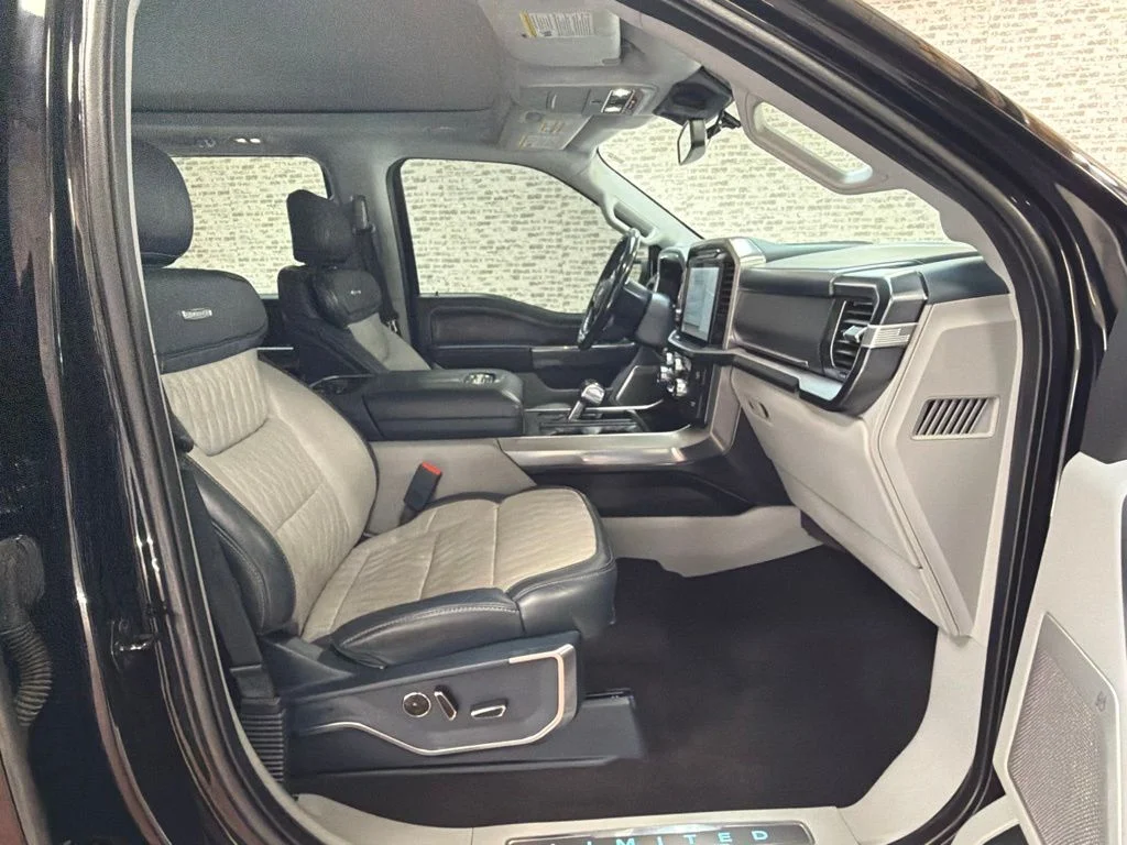 Used 2021 Agate Black Metallic Ford Limited image 11