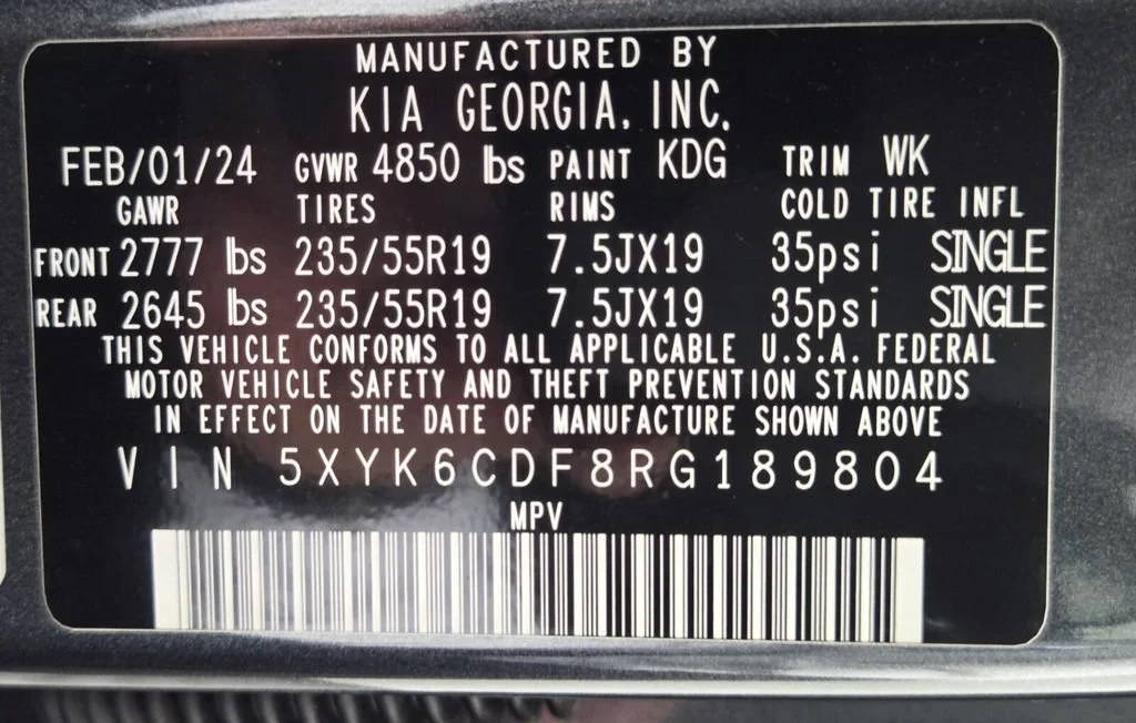 Used 2024 Gravity Gray Kia X-Line image 33