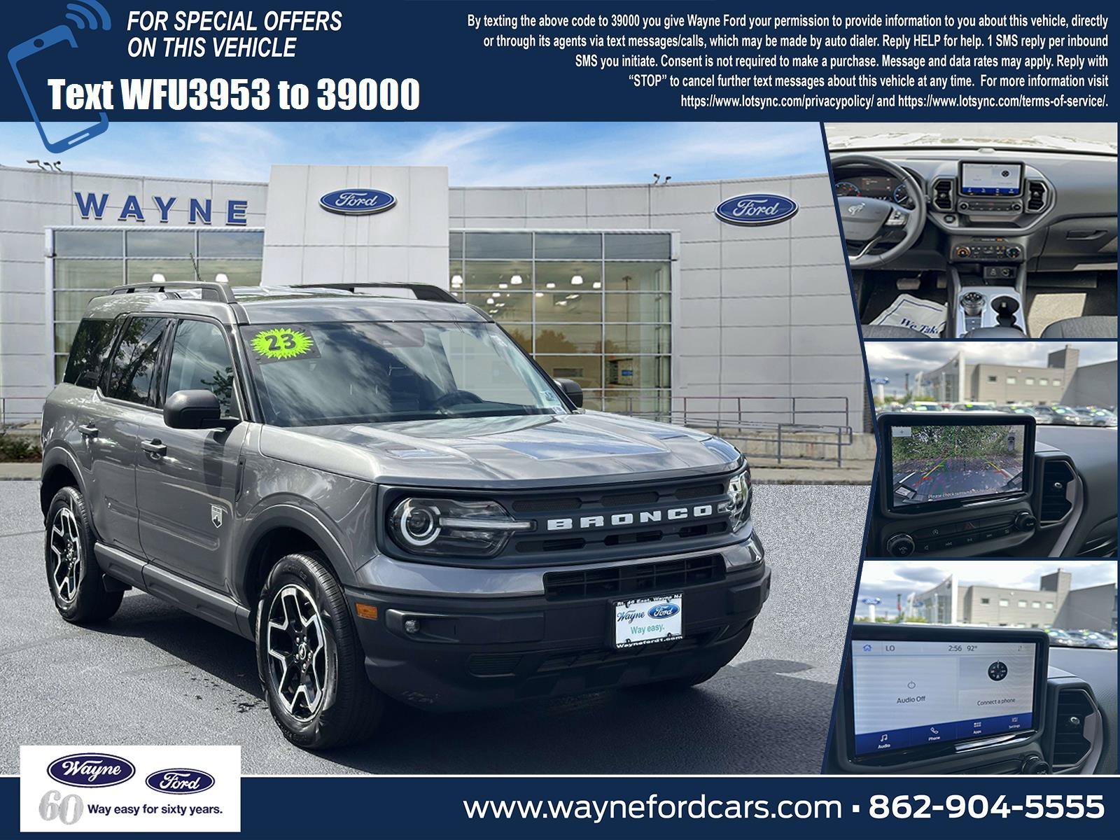 Certified Used 2023 Carbonized Gray Ford Big Bend image 1