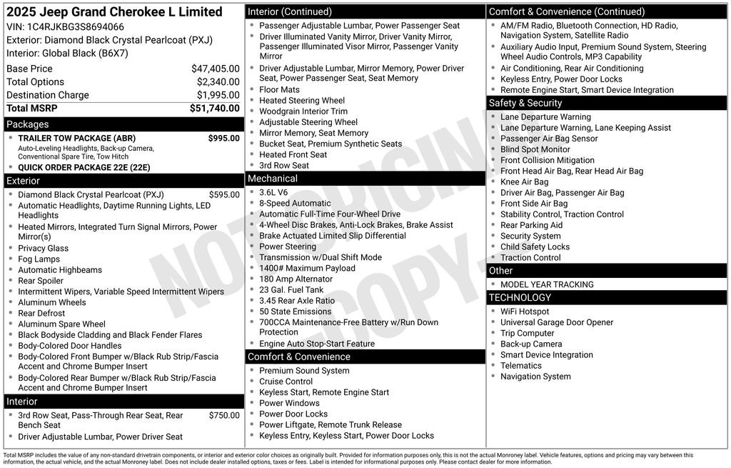 Used 2025 Black Jeep Limited image 6