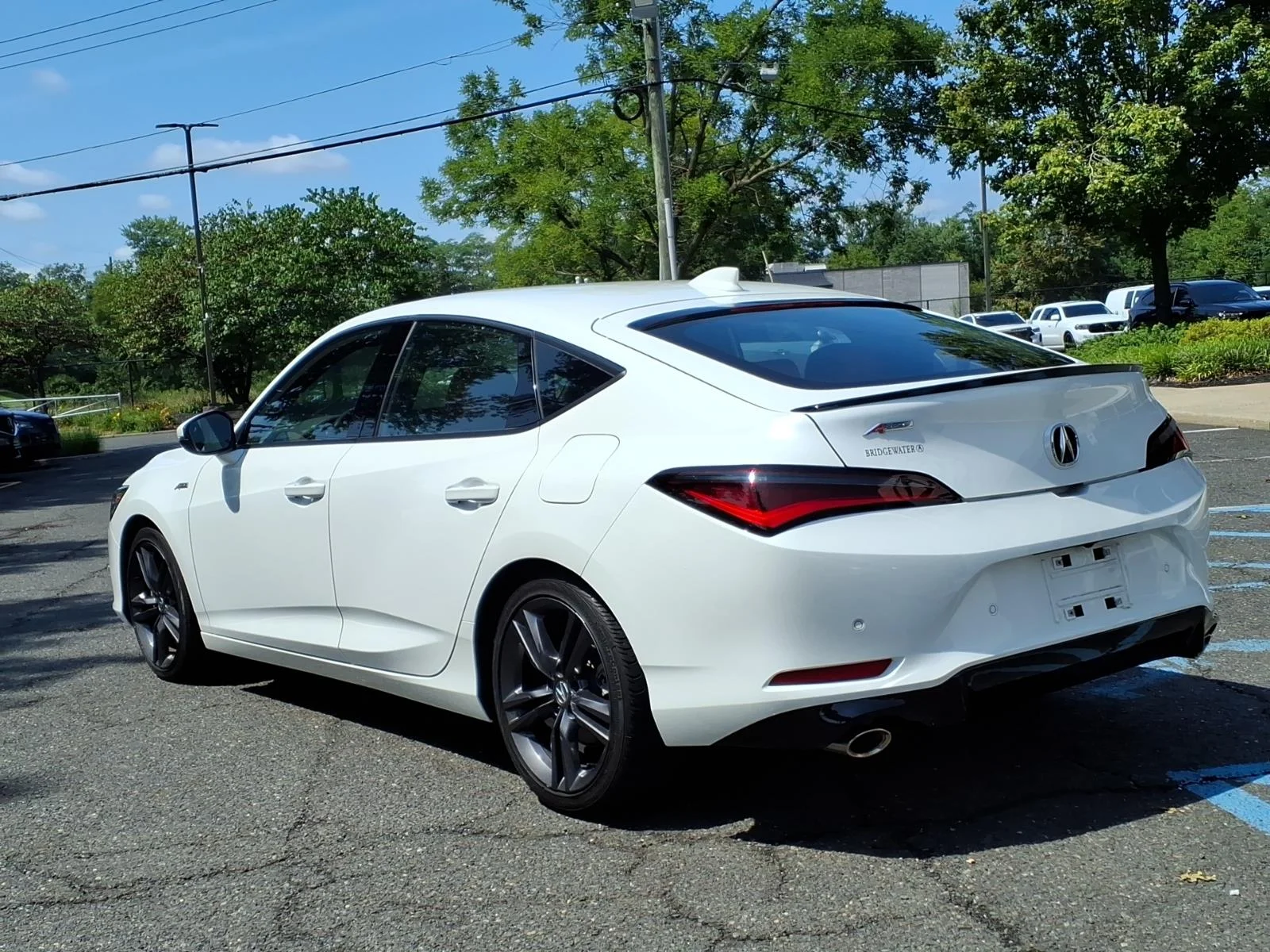 Used 2024 Platinum White Pearl Acura A-SPEC TECH image 6