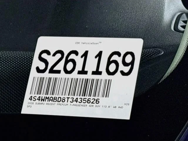 New 2026 SAPPHIRE BLUE PEARL Subaru Premium 7-Passenger image 24