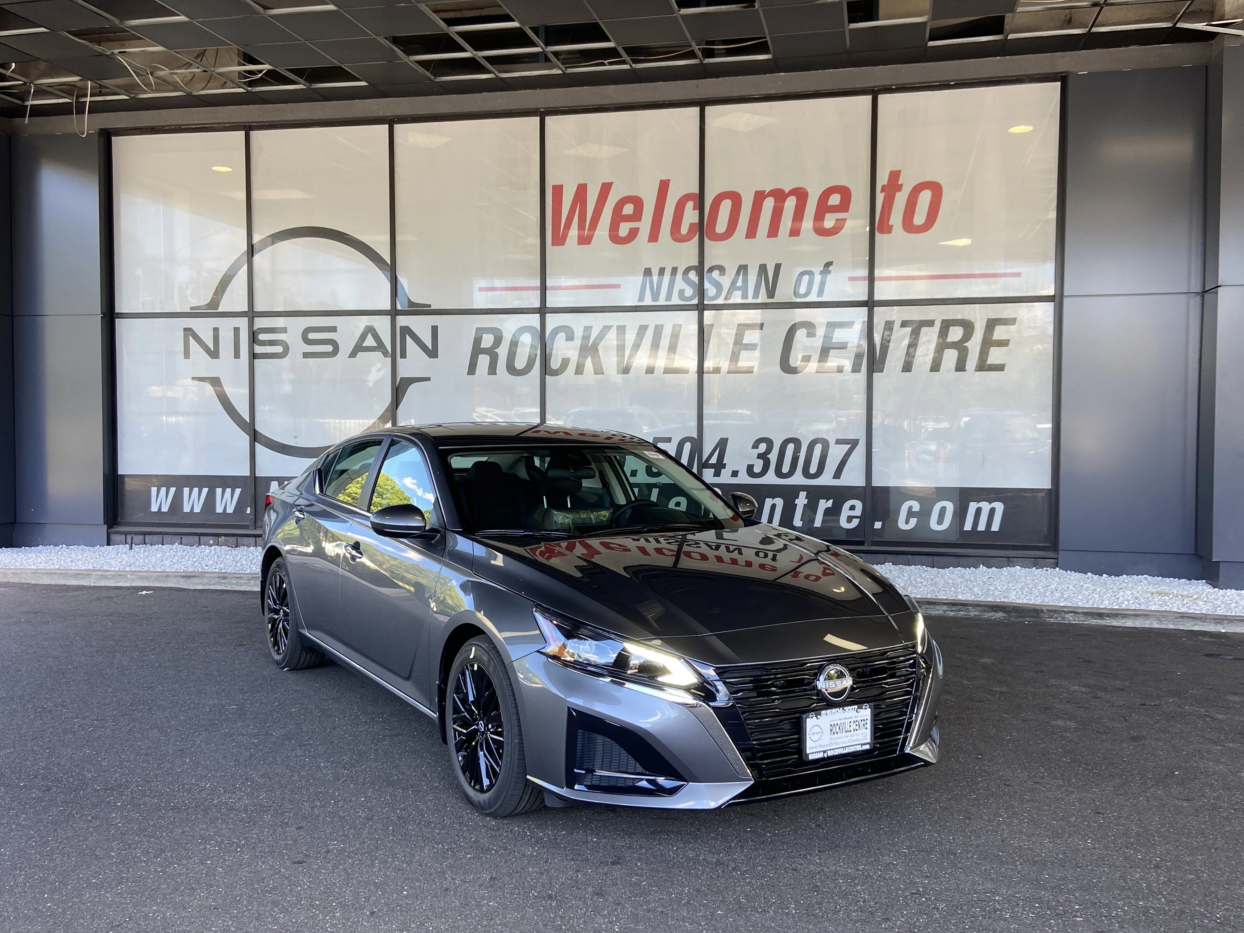 New 2025 Gun Metallic Nissan SV image 1