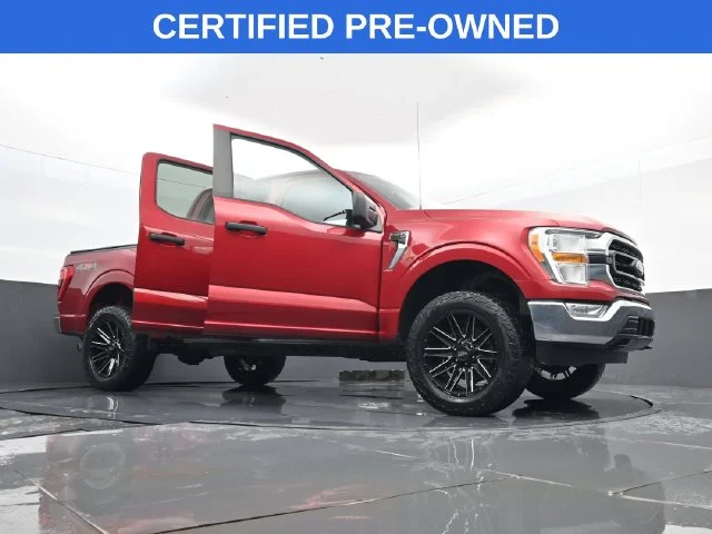 Certified Used 2021 Red Metallic Ford XLT image 30