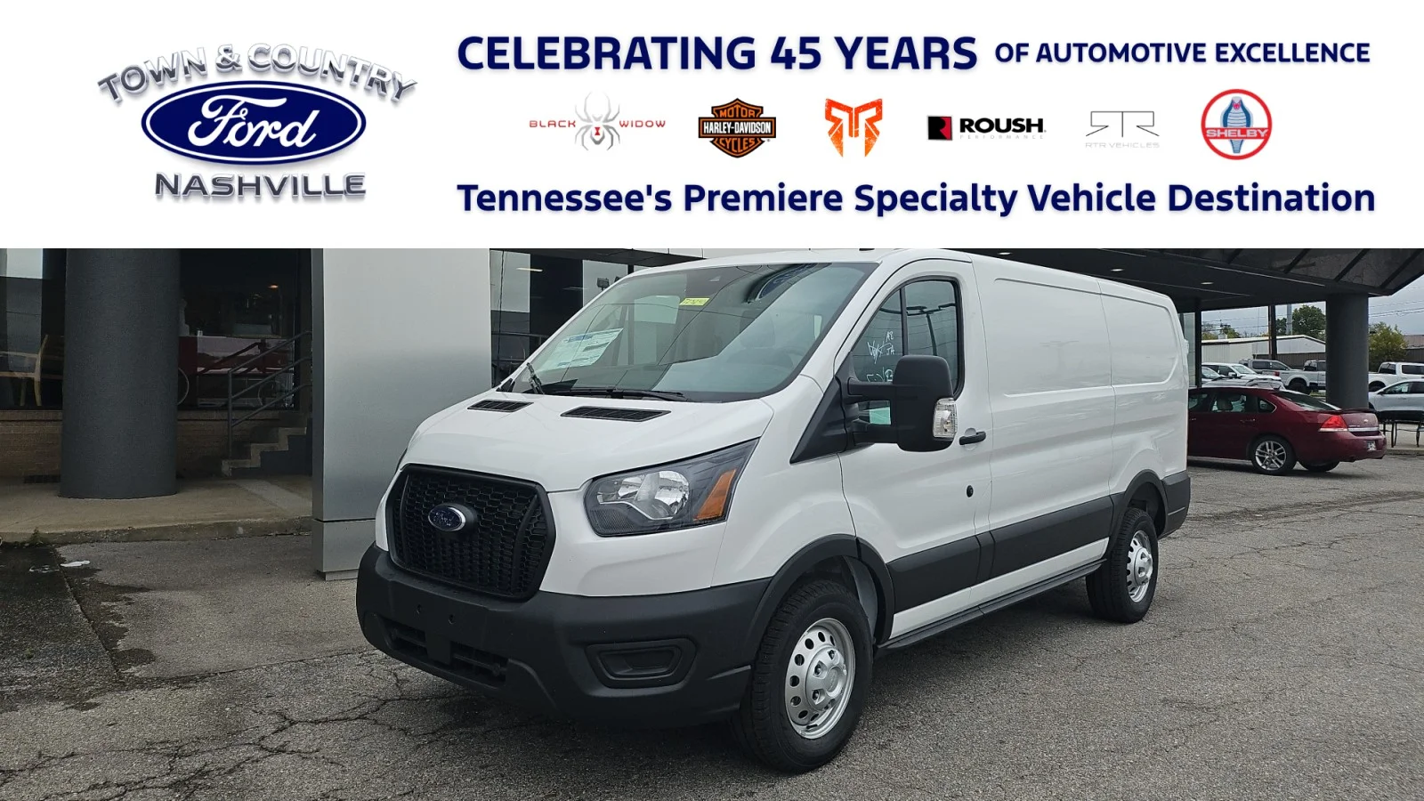 New 2025 Oxford White Ford LR CARGO AWD image 1