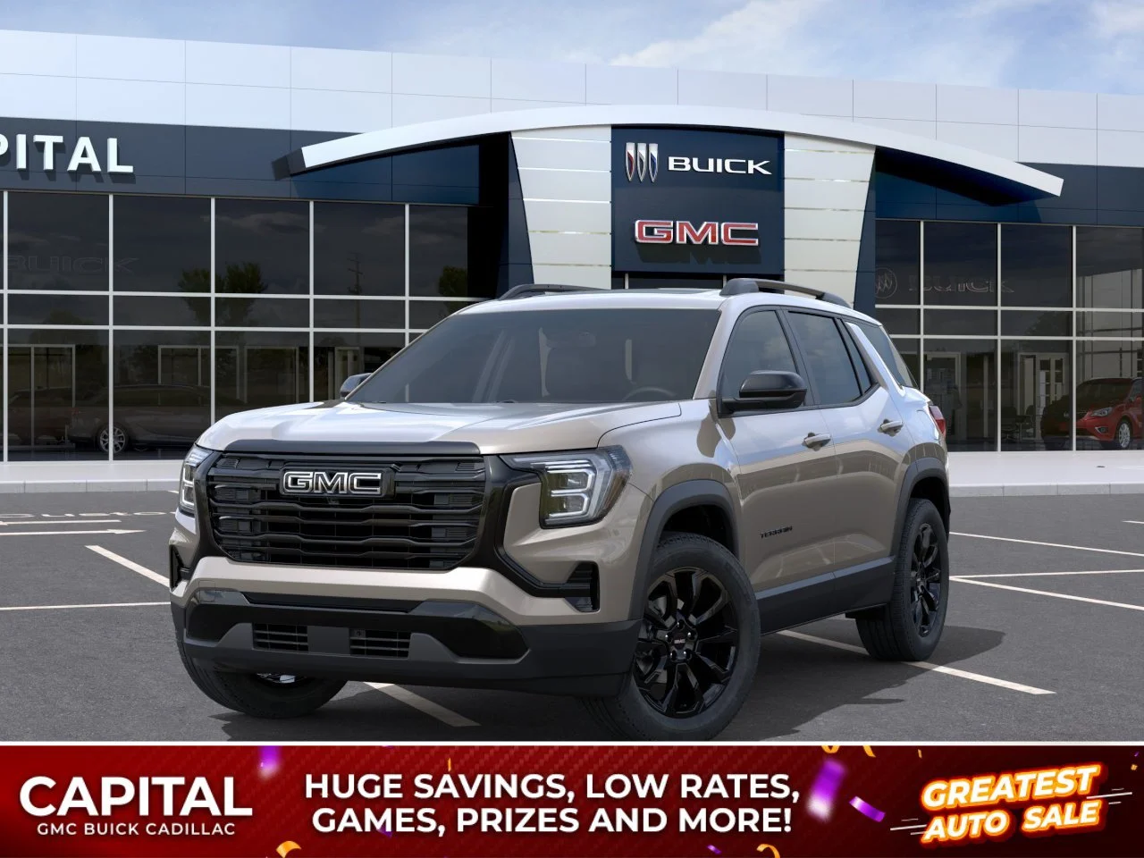 New 2027 Riverstone Metallic GMC AWD Elevation image 1
