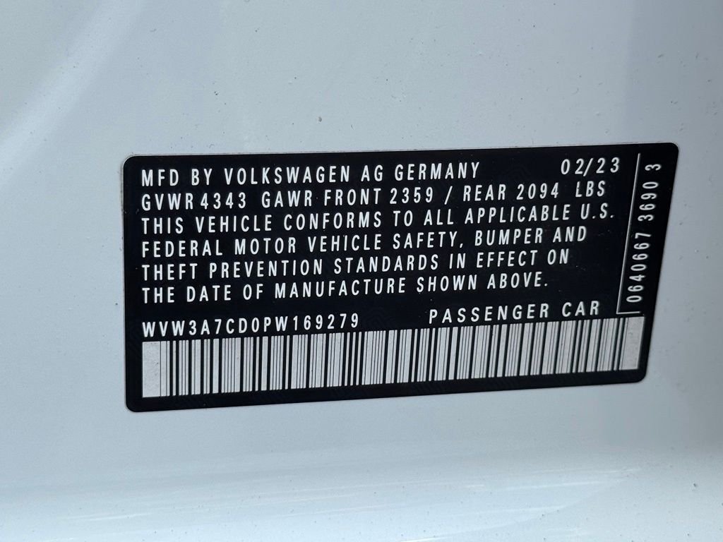 Used 2023 White Volkswagen 2.0T SE image 20