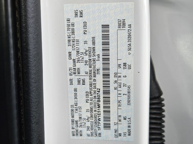 Certified Used 2021 Blue Ford XLT image 69