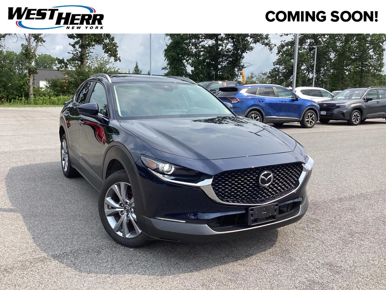 Used 2023 Deep Crystal Blue Mica Mazda 2.5 S Select Package image 1