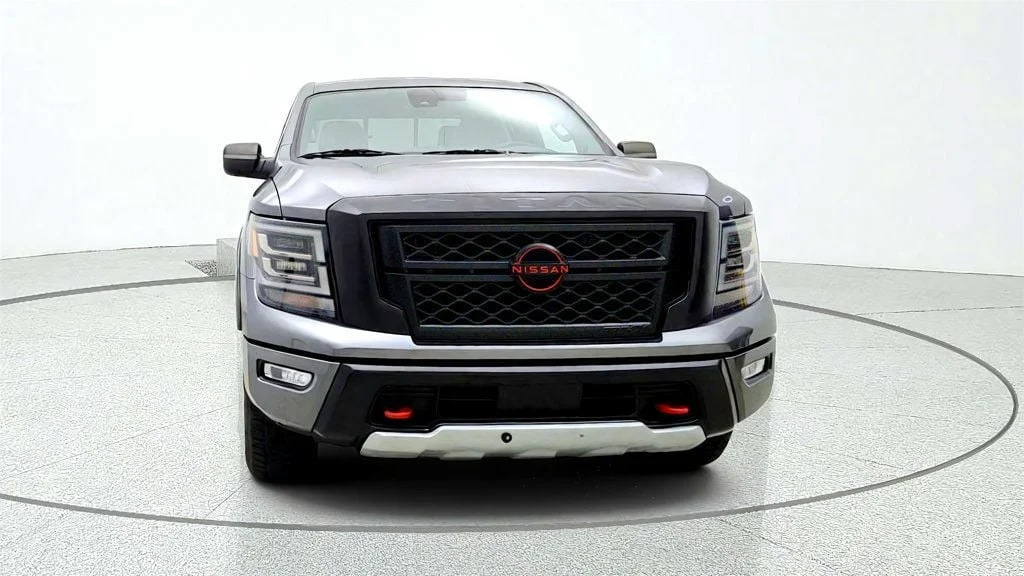 Used 2024 Gun Metallic Nissan 4x4 Crew Cab PRO-4X w/ Rugged Step Boards image 2