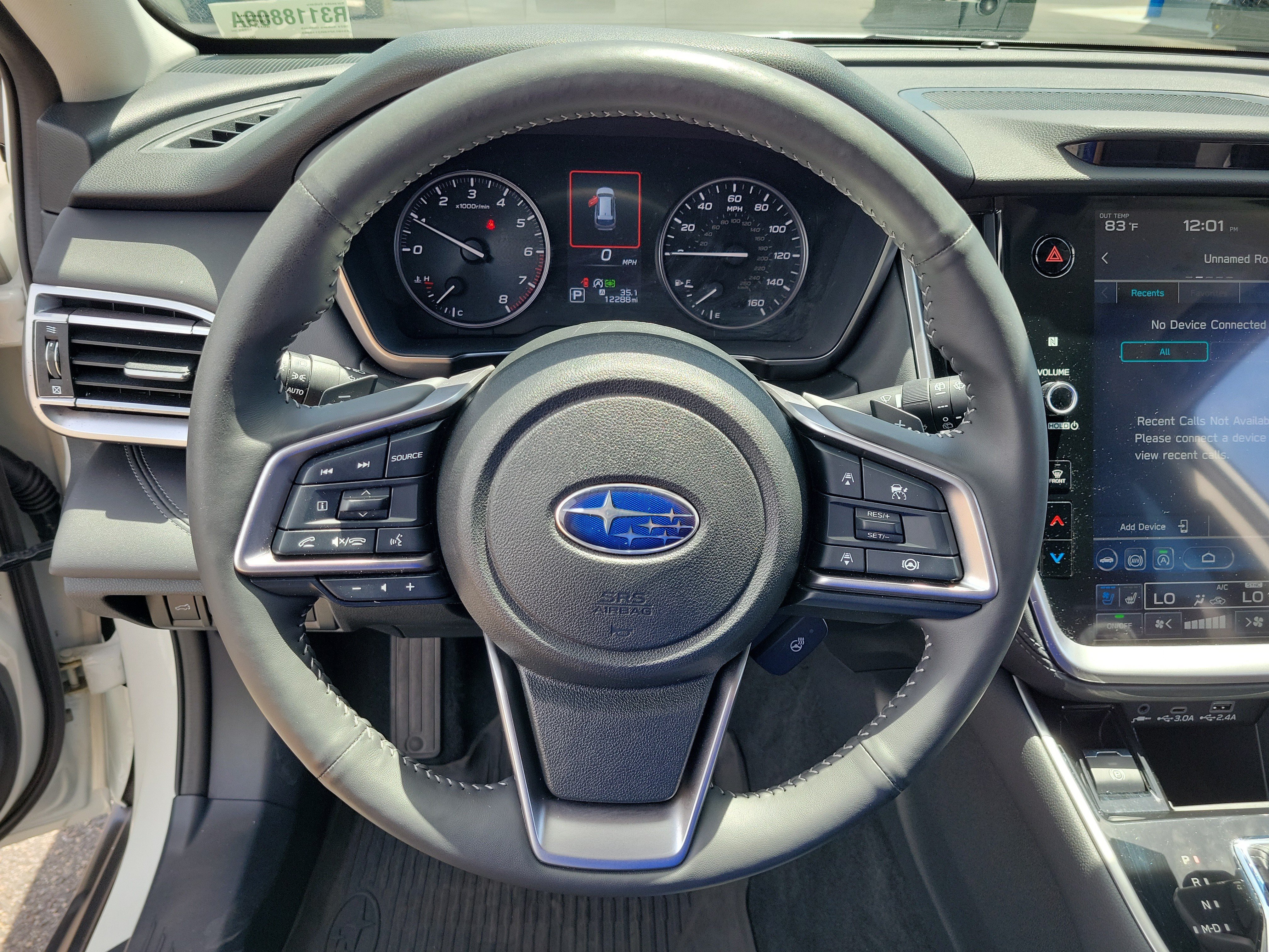 Used 2024 Crystal White Pearl Subaru Touring image 22