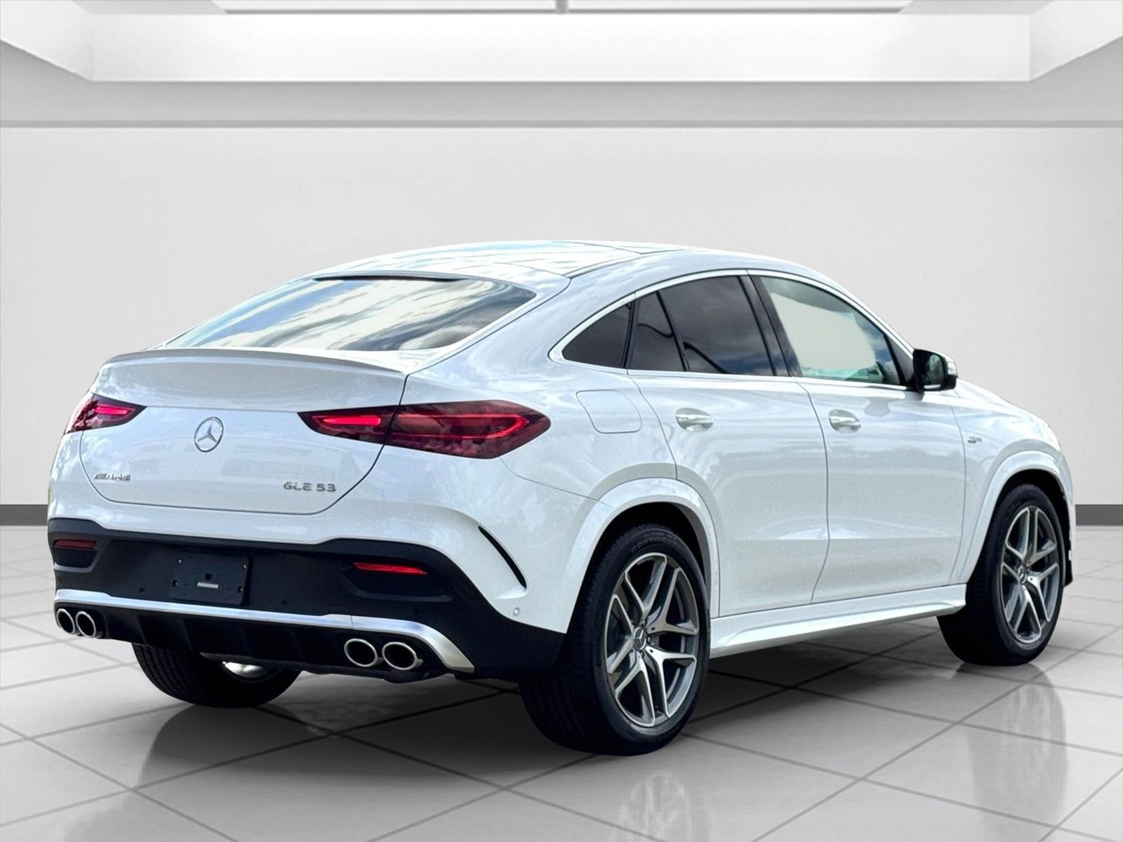 New 2026 MANUFAKTUR Moonlight White Metallic Mercedes-Benz AMG® GLE 53 4MATIC+ Coupe image 3