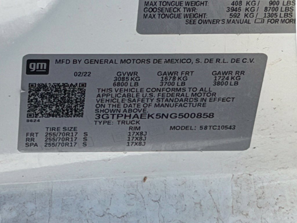Certified Used 2022 White GMC Pro image 28