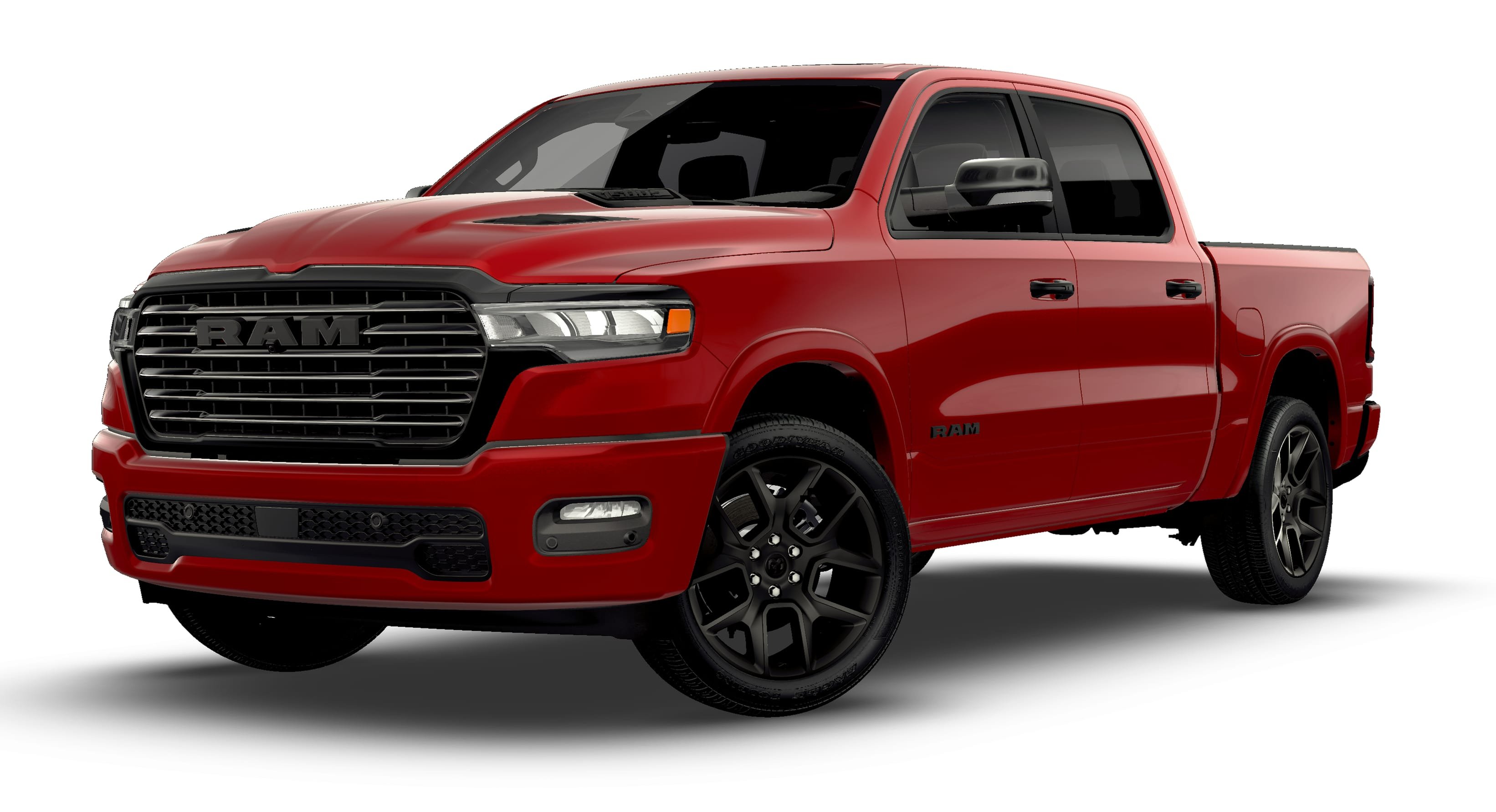 New 2026 Molten Red Pearl-Coat Exterior Paint RAM Laramie image 13