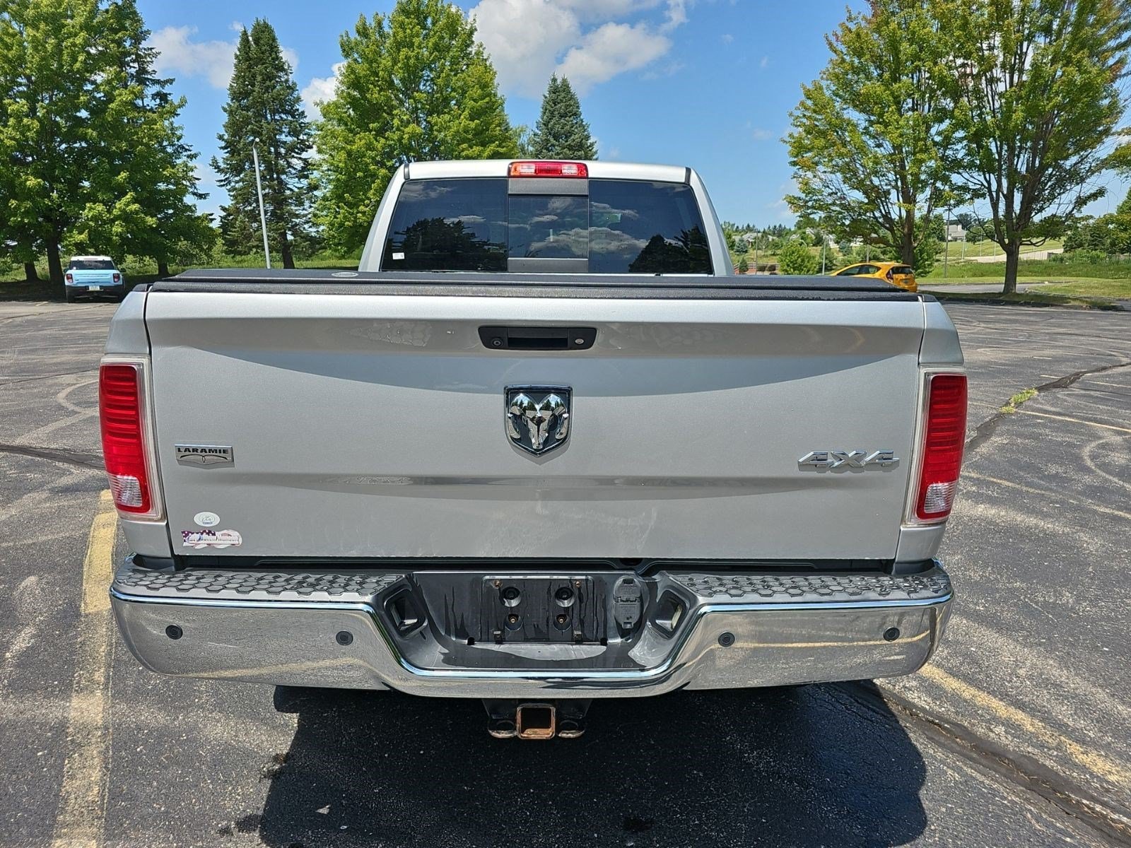 Used 2015 Bright Silver Metallic Clearcoat Ram Laramie image 4