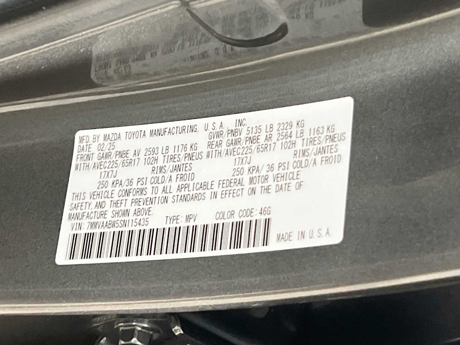Used 2025 Machine Gray Metallic Mazda Preferred Package image 32