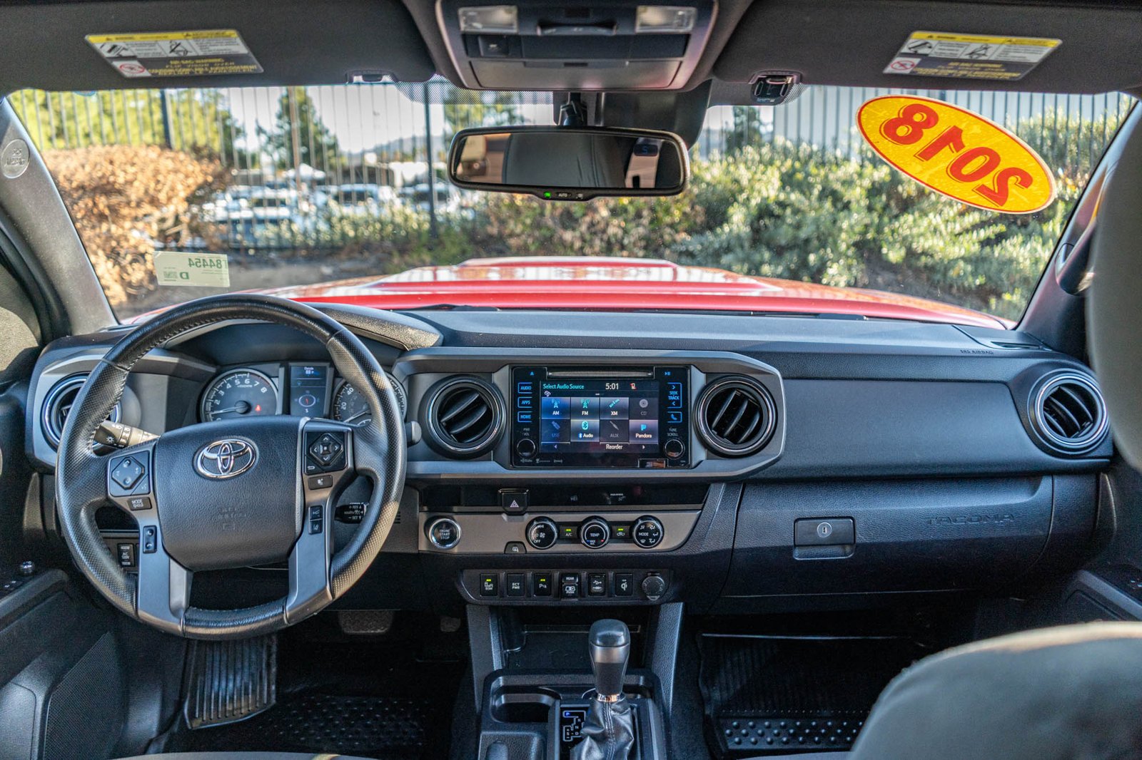 Used 2018 Barcelona Red Metallic Toyota TRD Sport image 17