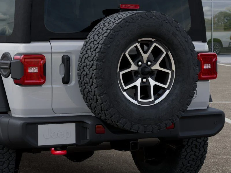 New 2025 Bright White Clear-Coat Exterior Paint Jeep Rubicon image 14