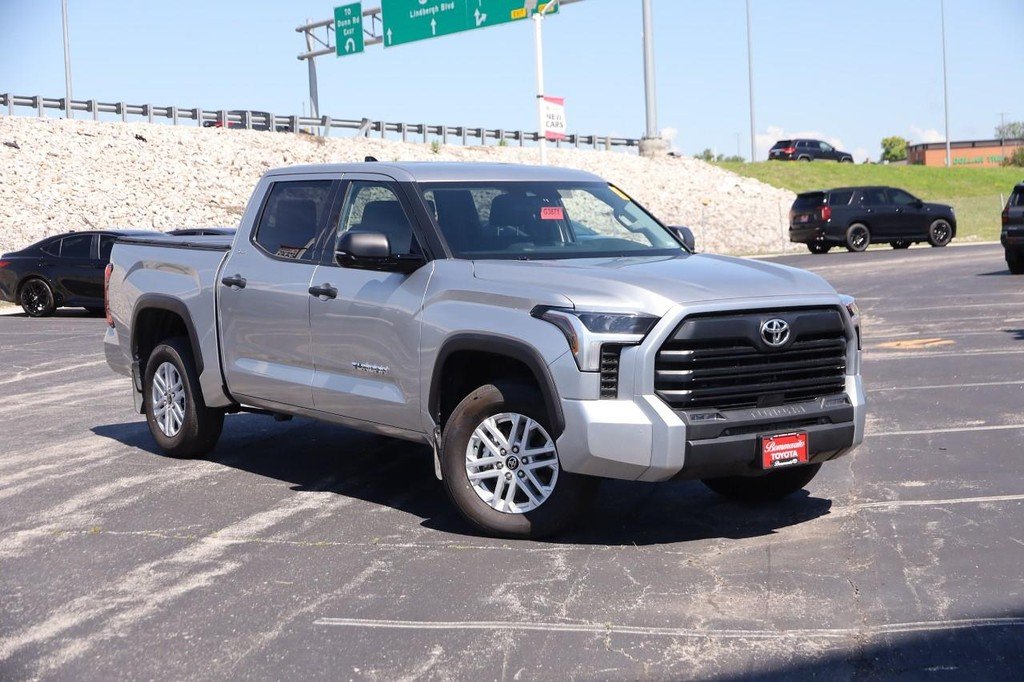 Used 2023 Celestial Silver Metallic Toyota SR5 CrewMax 5.5