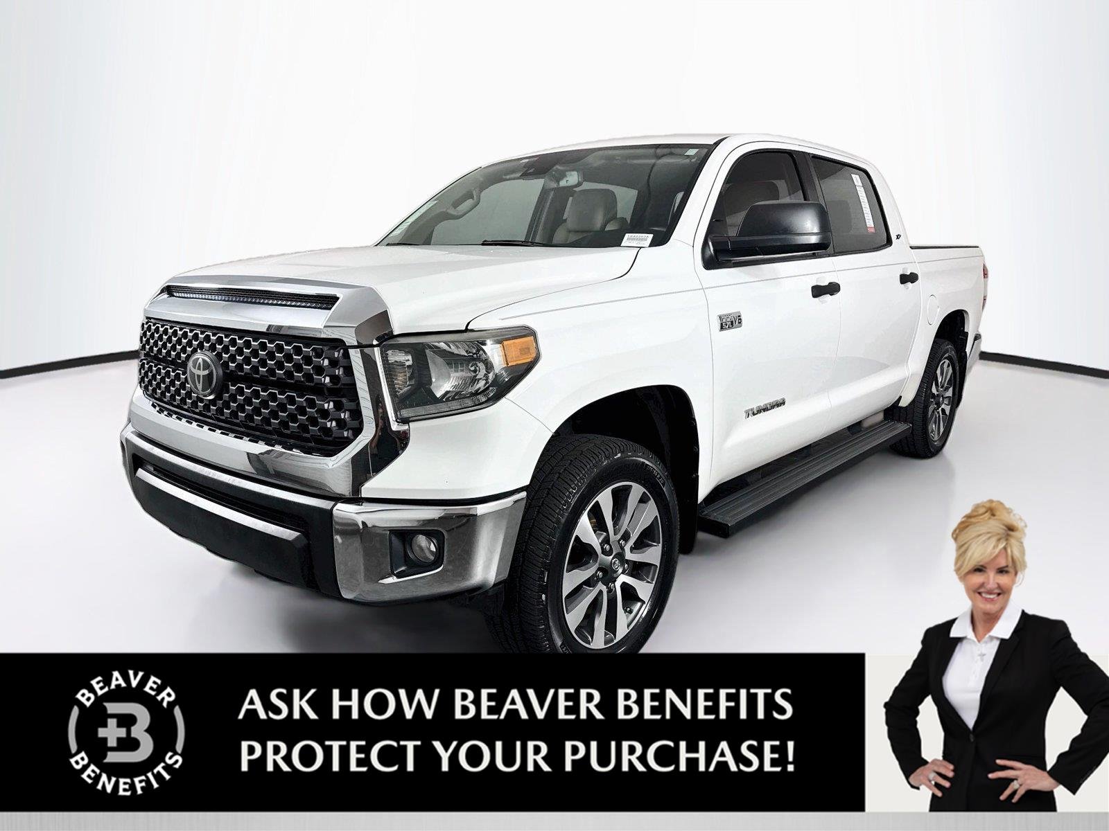 Used 2020 Super White Toyota SR5 image 1