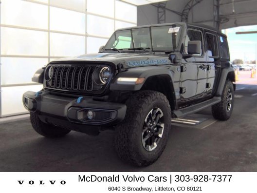 Used 2024 Black Jeep Rubicon 4xe image 1
