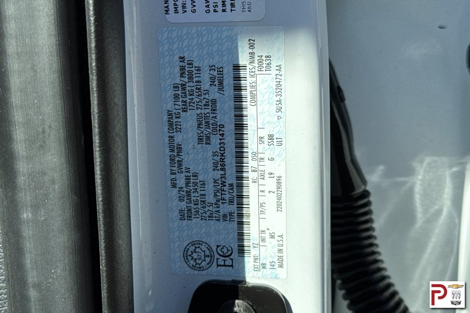 Used 2024 White Ford XLT image 33