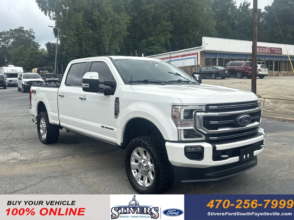 Used 2022 White Ford Platinum image 1