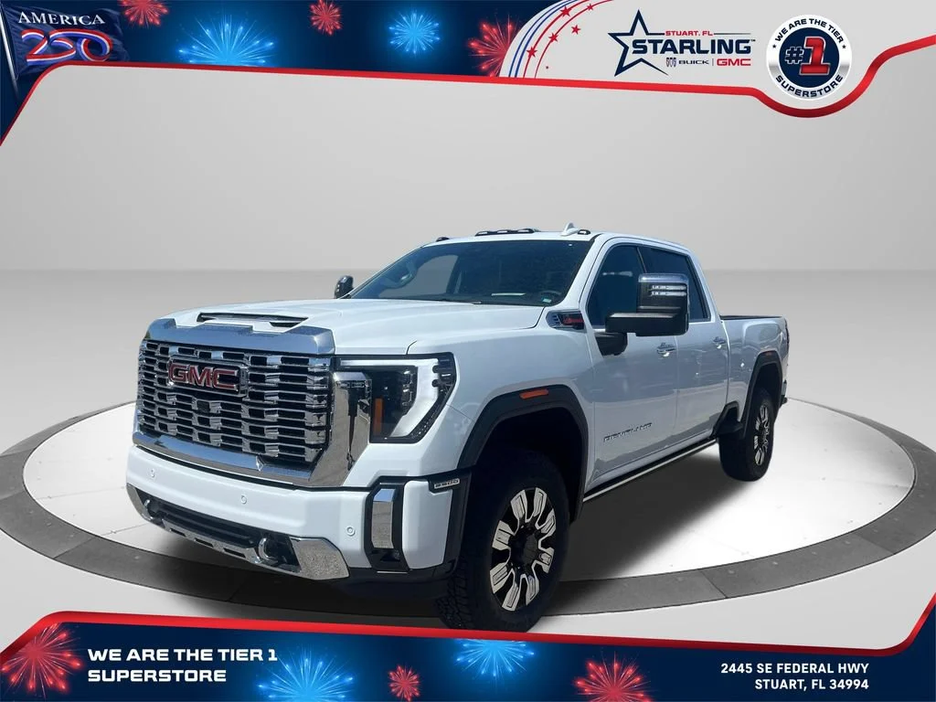 New 2026 Glacier White Tricoat GMC Denali image 1