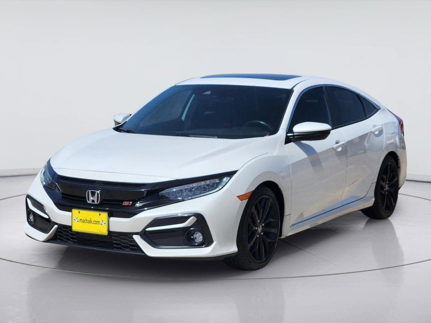 Certified Used 2020 Platinum White Pearl Honda SI image 3
