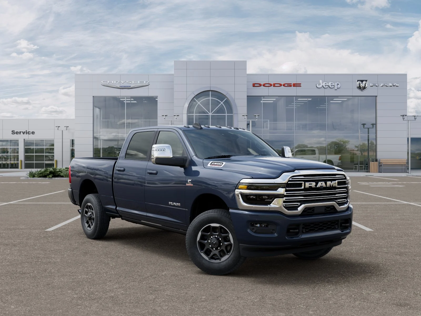 New 2026 Forged Blue Metallic Exterior Paint RAM Laramie image 32