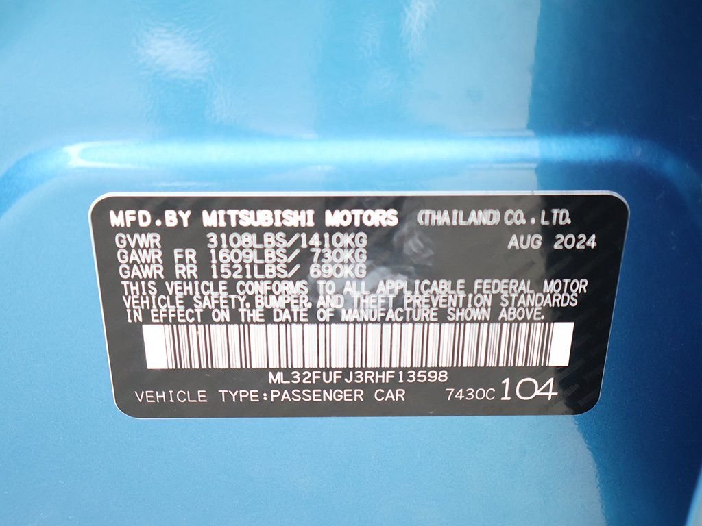 2024 Mitsubishi Mirage G4 ES - Photo 55