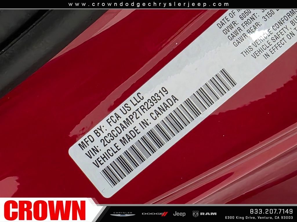 New 2026 Redeye Exterior Paint Dodge R/T Scat Pack image 21