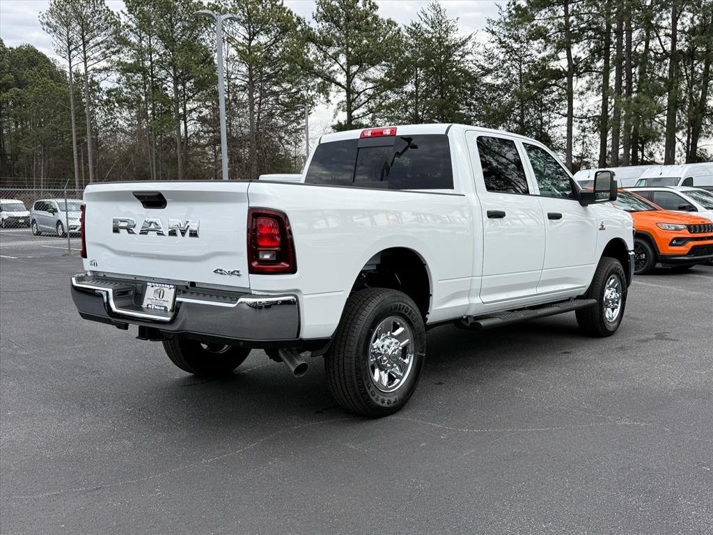New 2026 Bright White Clear-Coat Exterior Paint RAM Tradesman Crew Cab 4x4 6