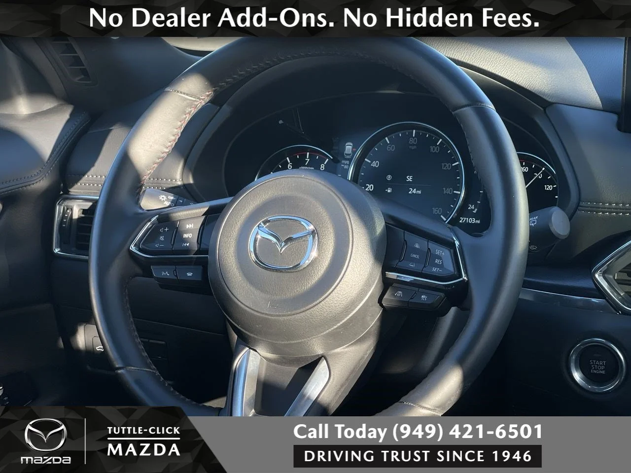 Used 2025 Deep Crystal Blue Mica Mazda 2.5 Turbo Premium Package image 24