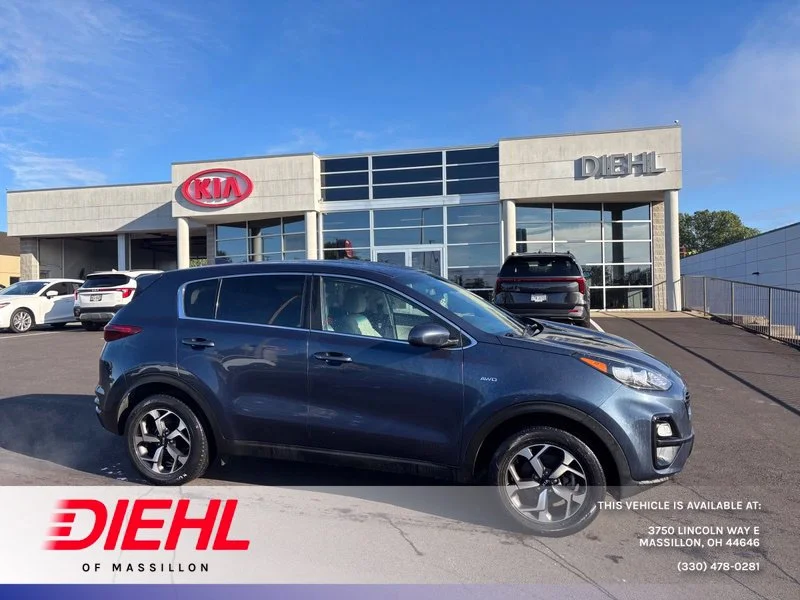 Used 2022 Blue Kia LX image 1