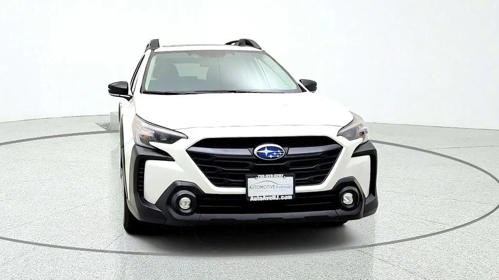Used 2025 Crystal White Pearl Subaru Premium AWD w/ Moonroof, Navigation, Blind Spot & Keyless Start image 2
