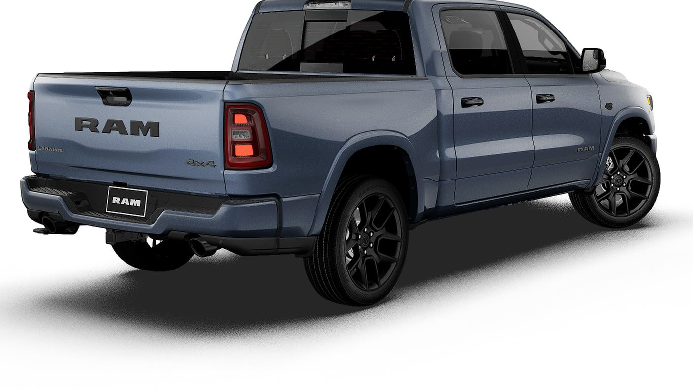New 2027 Forged Blue Metallic Exterior Paint RAM LARAMIE image 2