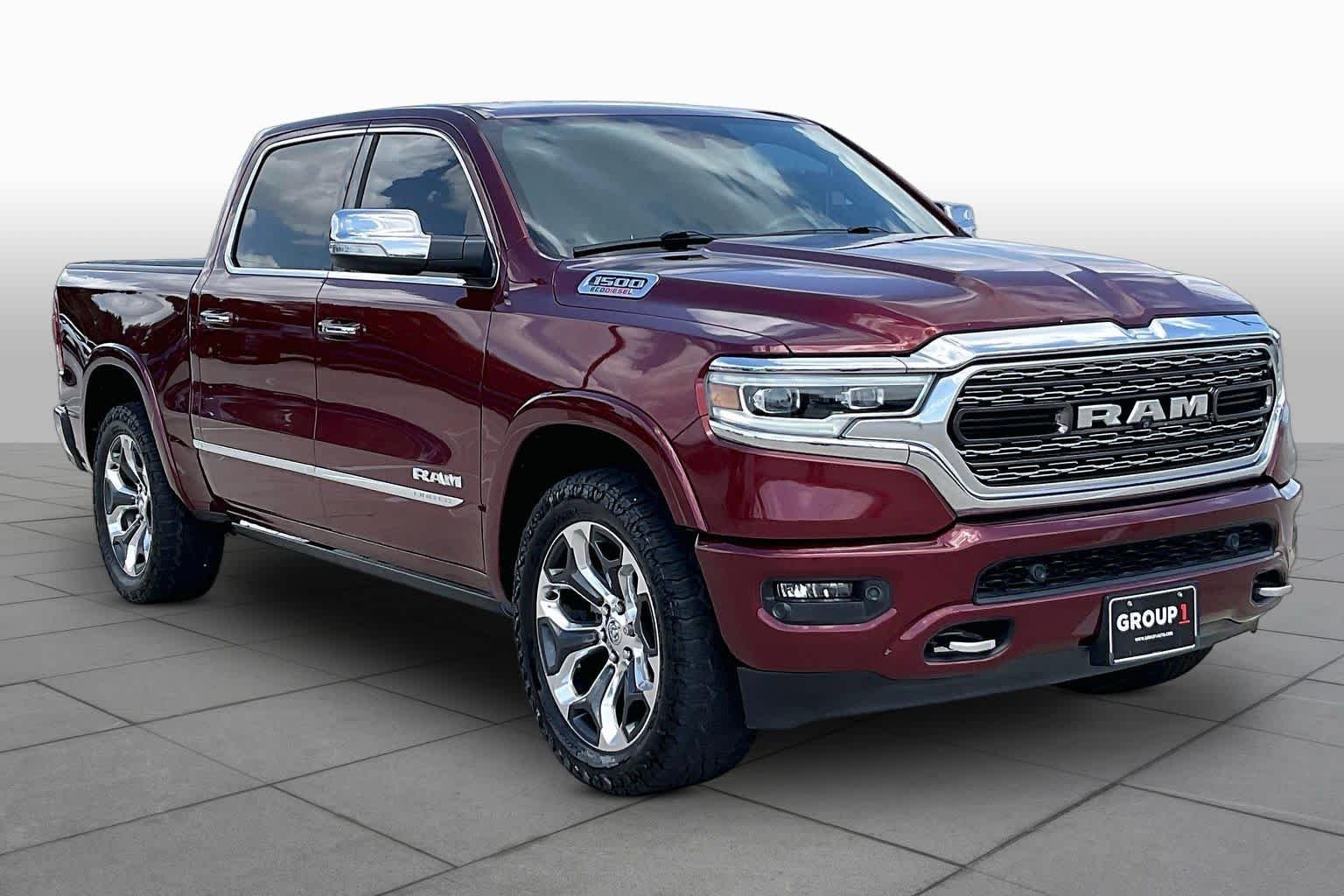 Used 2020 Delmonico Red Pearlcoat Ram Limited image 3